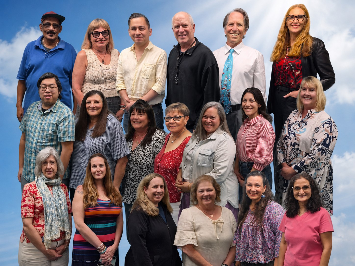 Progressive faculty and staff group portrait